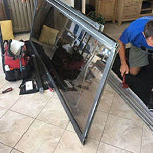 sliding glass door frame repair West Palm Beach